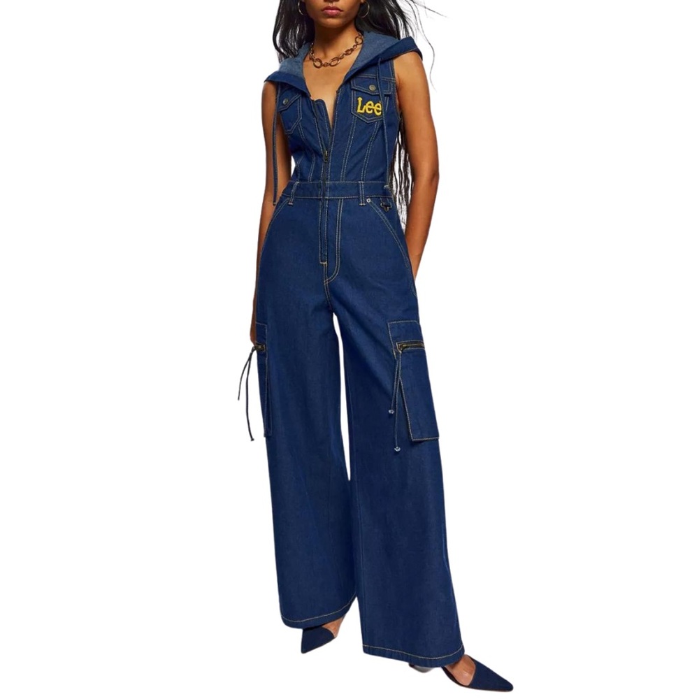 Lee X Angel Chen Denim Coverall Jumpsuit